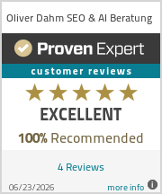 Bewertungen & Erfahrungen zu Oliver Dahm SEO & AI Beratung